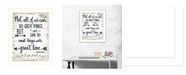 Trendy Decor 4U Great Love by Annie LaPoint, Ready to hang Framed Print, White Frame, 14" x 18"